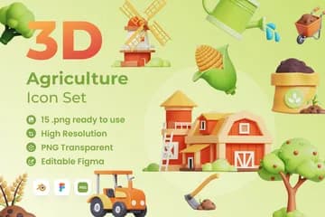 3D免扣素材农业农业