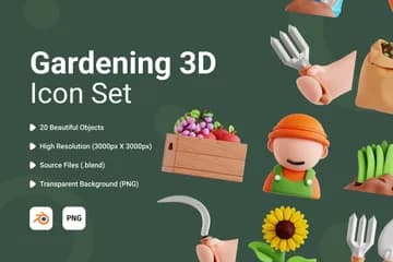 3D免扣素材农业园艺