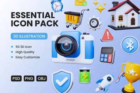 3D免扣素材用户界面必需品