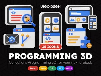 3D立体素材网站SEO编程模型